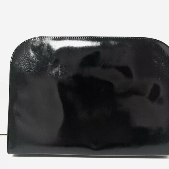 Salvatore Ferragamo Gancini  Shoulder Bag Black Leather - Picture 3 of 9